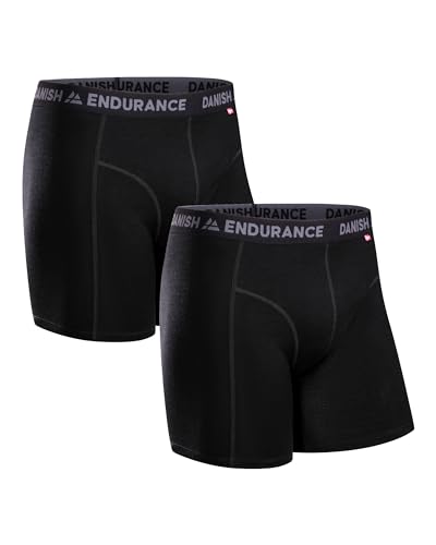 DANISH ENDURANCE Merino Boxershorts Herren, Unterwäsche...