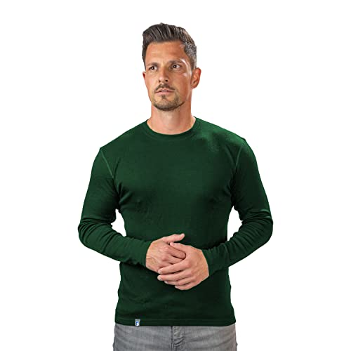 ALPIN LOACKER 100% Merino Langarmshirt Herren 230g/m2 I...