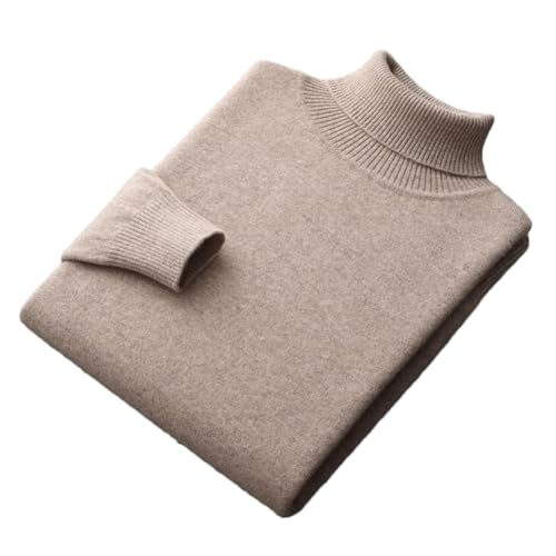 100% Merino Wolle Rollkragenpullover Männer Kaschmir...