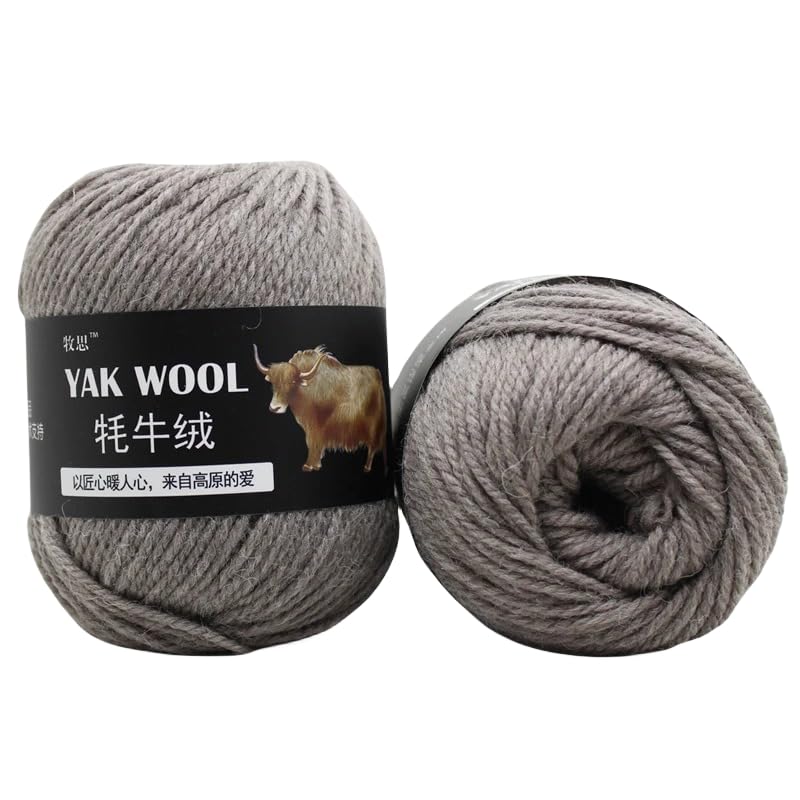 Yak-Wolle, 100 g, 3 Stück, fortschrittliche Wolle, weiche...