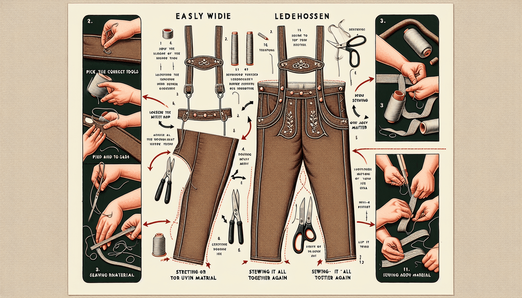 Vermeidung von extremem Dehnen -  Lederhosen weiten leicht gemacht