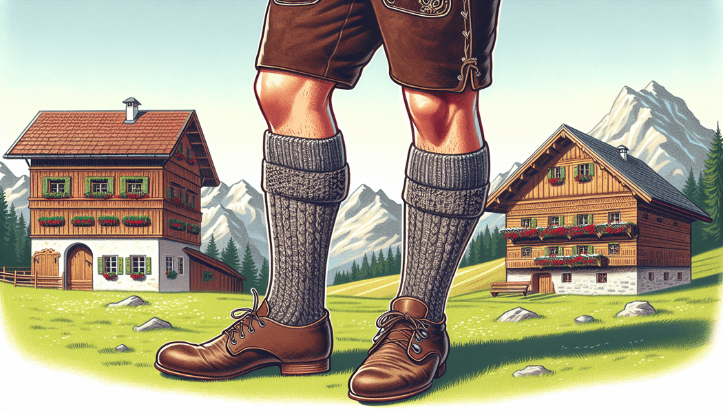 Verzierungen unauffällig wählen -  Socken zur Lederhose richtig tragen