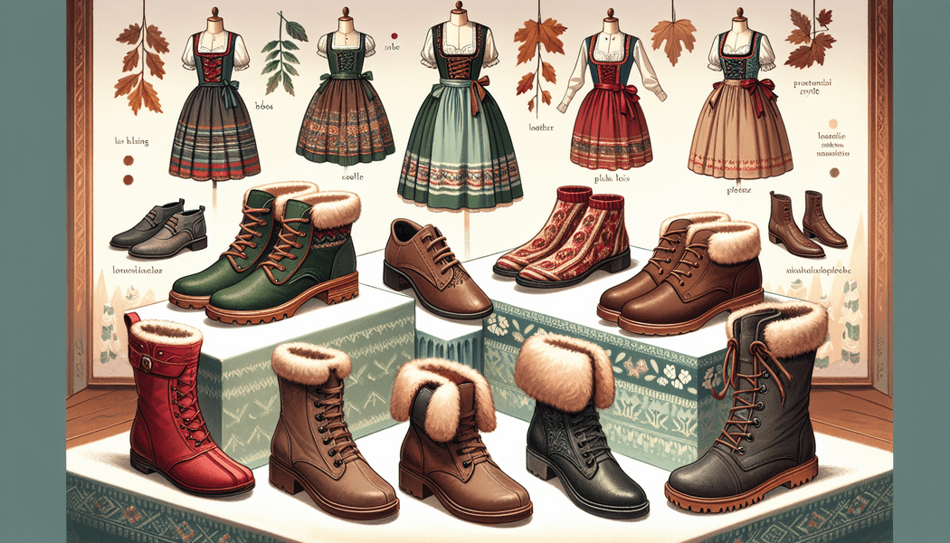 Traditionelle Haferlschuhe: Zeitlos und warm -  Winterschuhe: Welche Schuhe zum Dirndl im Winter