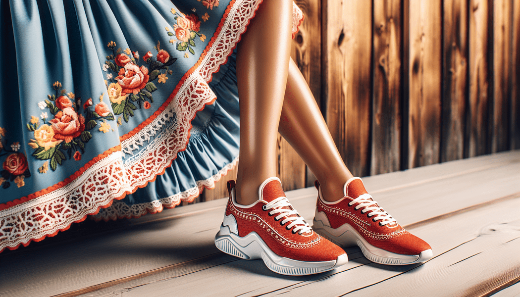 Praktische Alternativen zu traditionellen Schuhen -  Trendige Sneaker zum Dirndl