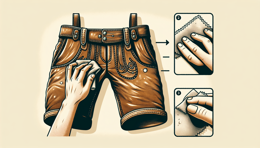 Nutze Sandpapier für Abnutzungseffekte -  Lederhose speckig machen: Tipps und Tricks