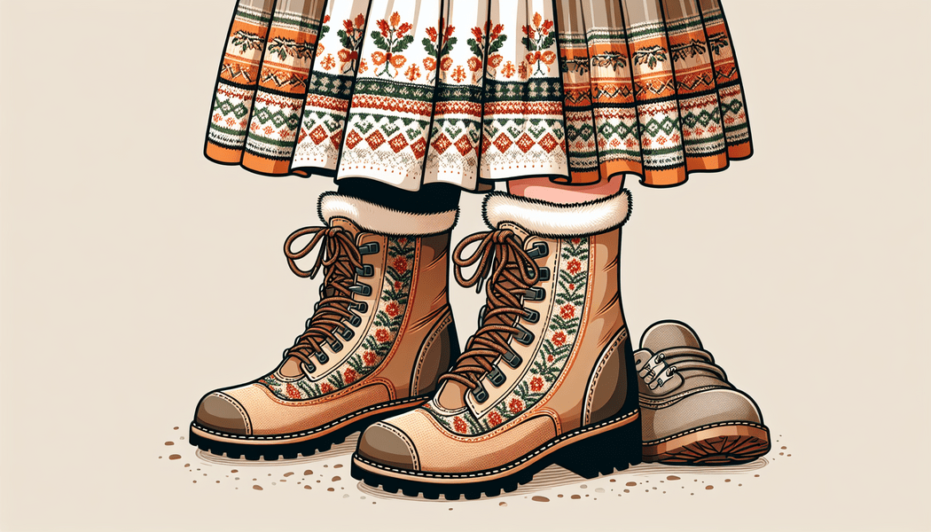 Tragekomfort: Weiche Sohlen und Isolierung -  Winterschuhe: Welche Schuhe zum Dirndl im Winter